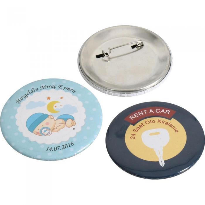 Buton Rozet ( 6 x 6 cm )